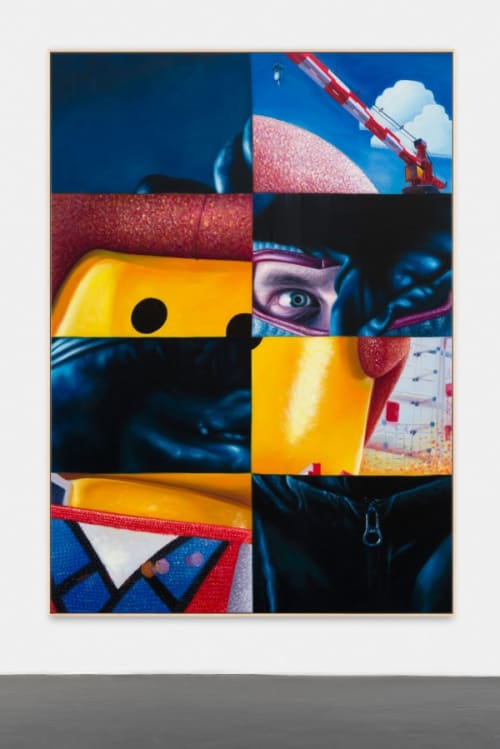 Mike Bouchet Vinyl Block, 2014 Art Basel